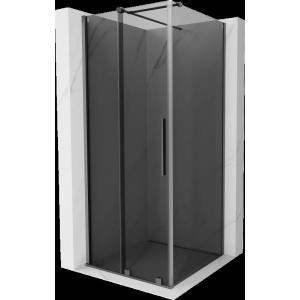 Mexen Velar плъзгаща се душ кабина 120 x 120 см, графит, gun metal - 871-120-120-41-95 (871-120-120-41-95)
