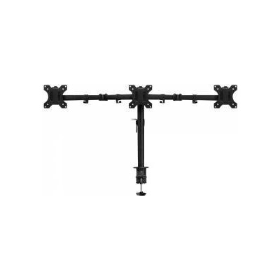 ActiveJet Стойка за 3 мониторa ACT AC8303, За бюро, Регулируема, 27", 21 кг, Черен