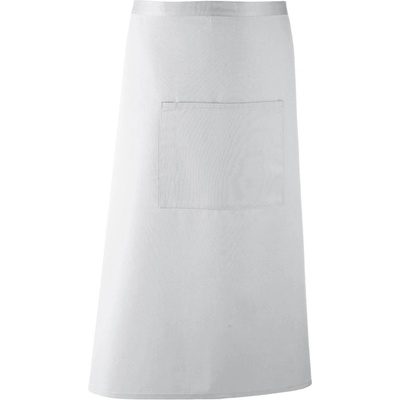Premier Zástěra Colours PR 158 do pasu dlouhá COT39015864099-silver Stříbrná