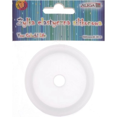 Silon 0,5mm, 30m pružný, kulatý, průhledný – Zboží Dáma
