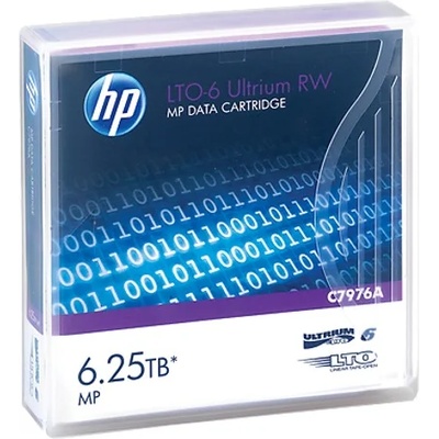 HP Касета за запис на данни HP C7976A. LTO-6 Ultrium. 12.65 mm/846 m, 6.25TB MP RW (C7976A)