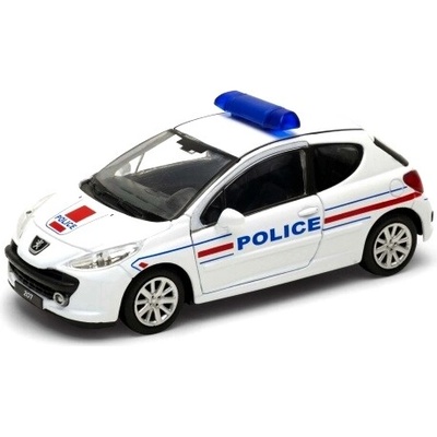 Welly Peugeot 207 model Police 1:34
