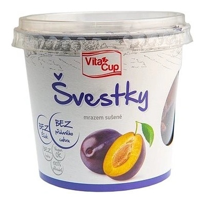 VitaCup Švestky sušené mrazem 35 g