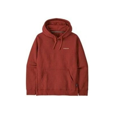Patagonia Boardshort Logo Uprisal Hoody Men Rusty Red červená