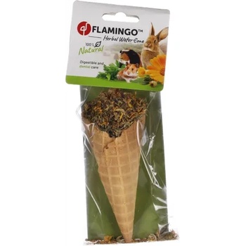 Flamingo Snacks Horn - Лакомство за гризачи - сладолед от билки, 60 гр