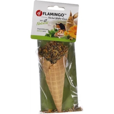 Flamingo Snacks Horn - Лакомство за гризачи - сладолед от билки, 60 гр