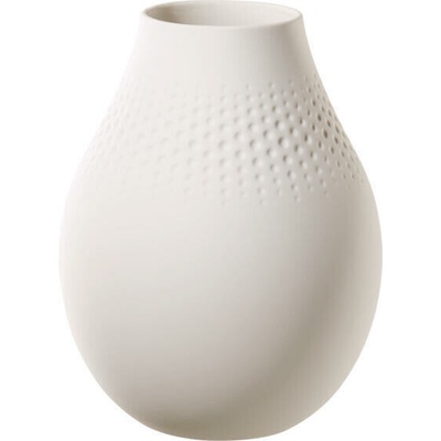 Villeroy & Boch Vysoká váza, Perle, 20 cm Manufact. Collier blanc