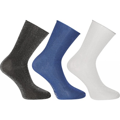 Tommy Hilfiger 3PACK dámske ponožky vysoké viacfarebné 701226102 001