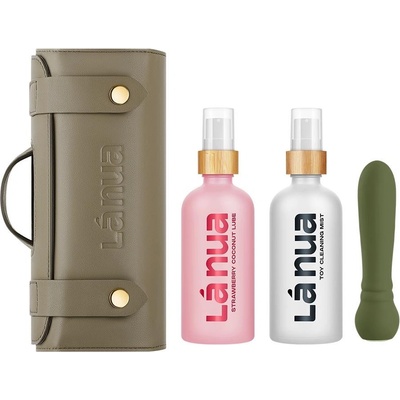 LÁ NUA ПОДАРЪЧНА ЧАНТА ЯГОДОВО КОКОСОВ БУНДЪЛ - la nua