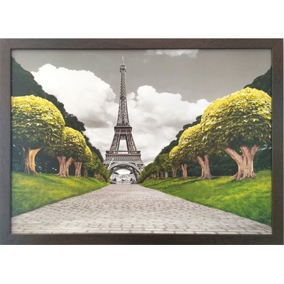 Bondecor Obraz v rámu "Paříž" 70x50cm