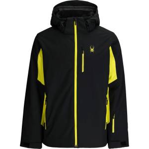 Spyder Яке Spyder Men's Vertex Waterproof Weather Resistant Ski Jacket - Black/Lime