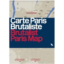 Brutalist Paris Map