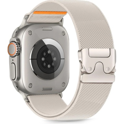 Tech-Protect Найлонова каишка за Apple Watch 6 / 7 / 8 / 9 / 10 / SE / ULTRA 1 / 2 (44 / 45 / 46 / 49 MM) от Tech Protect Nylon Claps - Titanium (5906302363025)