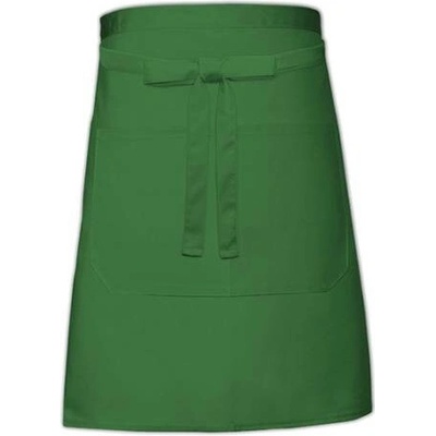 Link Kitchen Wear Pekařská zástěra s kapsou X964T Bottle Green 90x50cm