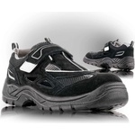 VM Footwear Vm footwear amsterdam 2865-s1 non / Кожени предпазни сандали s1, неметални - черни 42 (2865-s1non-42)