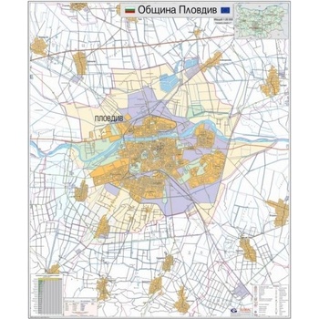 Mapmedia Карта на община Пловдив