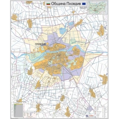 Mapmedia Карта на община Пловдив