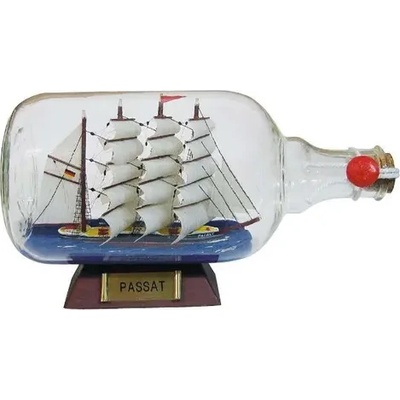 SEA-CLUB Кораб в бутилка-PASSAT, L: 27, 5cm, Ф: 12, 5cm (SC4019)