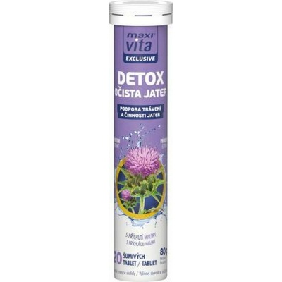 MaxiVita Exclusive Detox očista pečene 20 tabliet