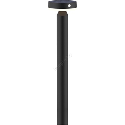 Polux LED соларна лампа GWINEA LED/4, 5W/3, 7V 2000 mAh, 50 см, IP44, черна (SA2208)