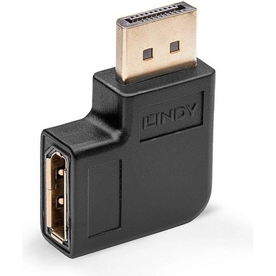Lindy Преходник Lindy 41334, от DisplayPort 1.4 (ж) към DisplayPort 1.4 (м), черно (LNY-41334)