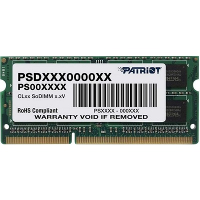 Patriot DDR3 8GB 1600MHz CL11 PSD38G1600L2S