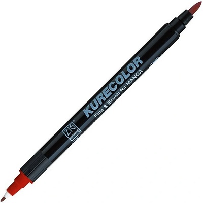 Lihová fixa KURETAKE ZIG Kurecolor Fine & Brush, Blood Red (285)