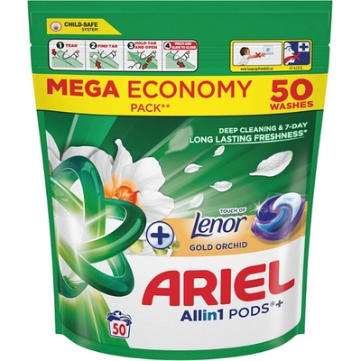 Ariel +Lenor kapsule na pranie Gold Orchid 50 PD