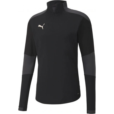 Puma TEAM FINAL 21 TRAINING 14 ZIP TOP čierna pánske športové tričko