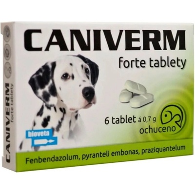 Caniverm forte tbl 100 x 0,7 g