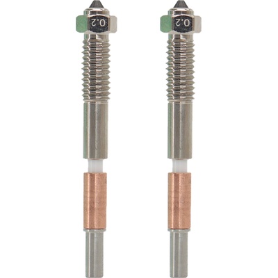 QIDI Tech Биметална дюза за Plus4 - Комплект от 2 бр - 0, 2 mm (16392818796)