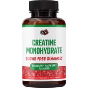 Pure Nutrition Sugar Free Creatine Monohydrate Gummies [75 желирани бонбони] Малина - Боровинка