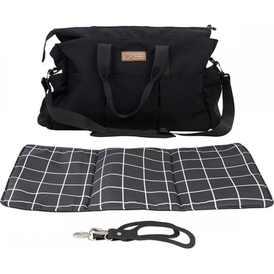 phil&teds Чанта за количка Phil&Teds - Mountain Buggy, с халки, черна (PT.0240.001)