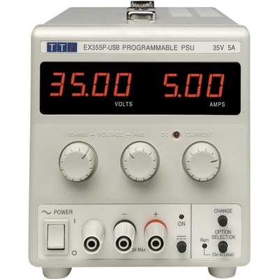 Aim TTi EX355P-USB laboratorní zdroj s nastavitelným napětím, 0 - 35 V, 0 - 5 A, 175 W, výstup 1 x, 51153-9600
