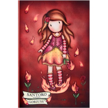 Santoro Голяма тетрадка Santoro Gorjuss - Fire In My Heart, 38 листа (1170GJ01)