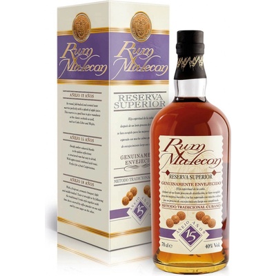 Malecon Reserva Superior 15y 40% 0,7 l (kartón)