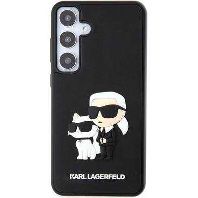 Karl Lagerfeld 3D Rubber Karl and Choupette Samsung Galaxy S24+ černé