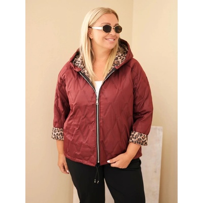 Kesi Plus Size 5680-8 bordó