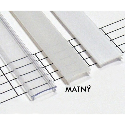 Berge Matný difuzor Klik pro profily 1 m LUMINESB2-K1000MR