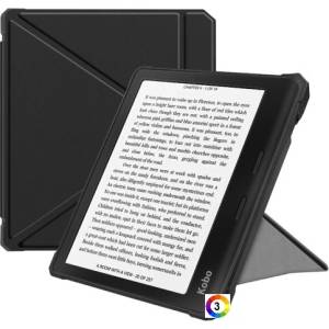 Kobo Libra 2 N418 Soft TPU+PU Leather Кожен Калъф и Протектор