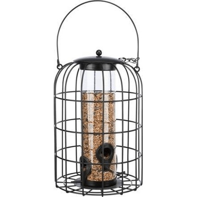 Trixie Zásobník na krmivo s ochrannou mřížkou 950 ml / ø 17 × 26 cm černá
