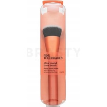 Real Techniques Face Glow Round Base Brush kosmetický štětec na podkladovou bázi korálová