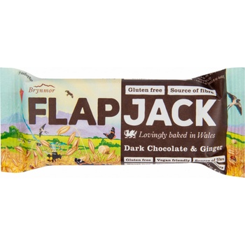 Wholebake Flapjack ovsený bezlepkový čokoláda so zázvorom 80 g