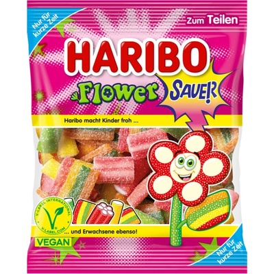Haribo Flower Sauer želé 160 g