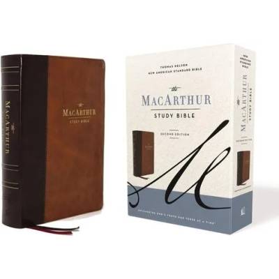 Nasb, MacArthur Study Bible, 2nd Edition, Leathersoft, Brown, Comfort Print: Unleashing God's Truth One Verse at a Time | MACARTHUR JOHN F