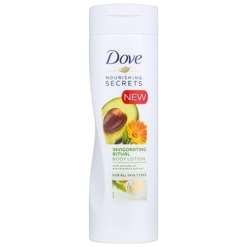 Dove Nourishing Secrets Invigorating Ritual tělové mléko (Avocado Oil and Calendula Extract) 250 ml