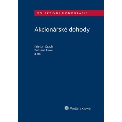 Akcionářské dohody - Kristián Csach