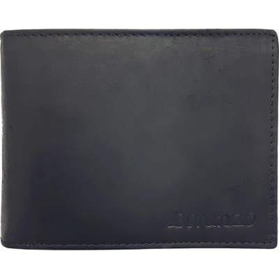 Loranzo pánska kožená peňaženka Loranzo 455 čierna
