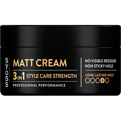 Syoss Matná vláknitá pasta Matt Cream 100 ml