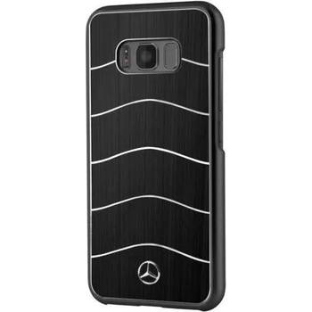 Mercedes-Benz Луксозен Алуминиев Калъф за SAMSUNG S8 Plus, MERCEDES-BENZ Aluminium Case, Черен (MEHCS8LCUSALBK)